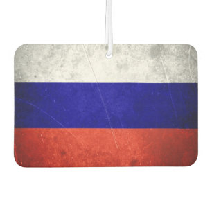 Grunge Russische Flagge Autolufterfrischer