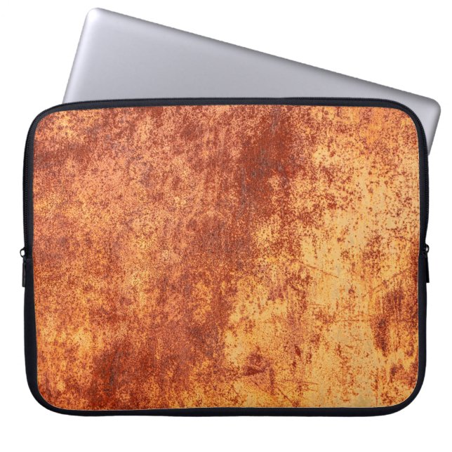Grunge ruste Metallstruktur, Rost und oxidiert met Laptopschutzhülle (Vorderseite)