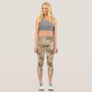 Grunge Rustikale Dampfsperre (11) Capri Leggings
