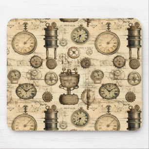 Grunge Rustikale Dampfsperre (14) Mousepad