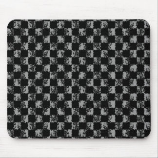 Grunge-Schachbrett Mousepad