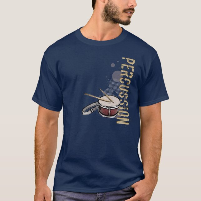 Grunge Schlagzeug T-Shirt (Vorderseite)