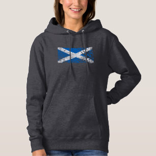 Grunge Scottish Flag Hoodie