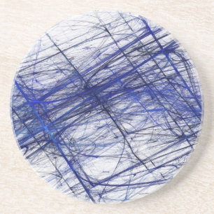 Grunge Series-1— Blue Untersetzer 1