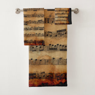 Grunge Sheet Music-amoureux de musique