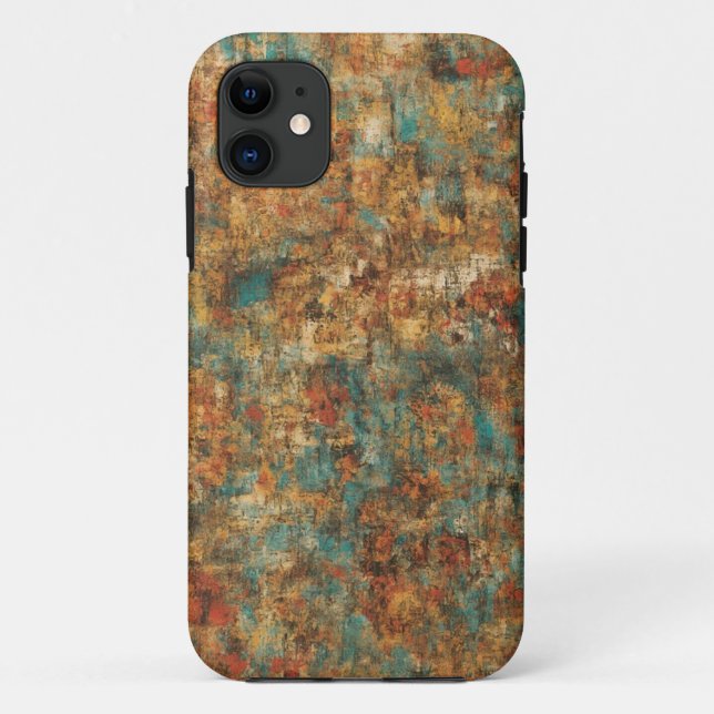 Grunge Skull Art Mobile Case (Rückseite)