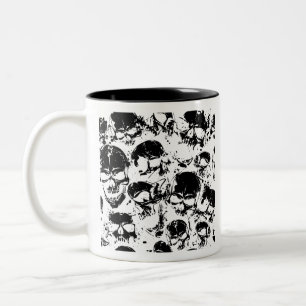 Grunge Skulptur Zweifarbige Tasse
