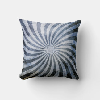 Grunge Spiral Burst Kissen