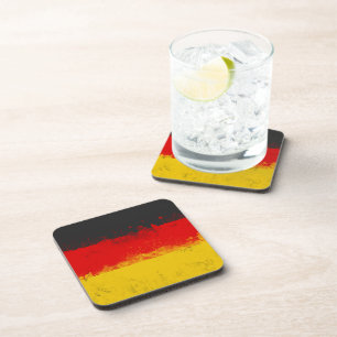 Grunge-Spritzer - Anstrichfarbene Flagge Getränkeuntersetzer