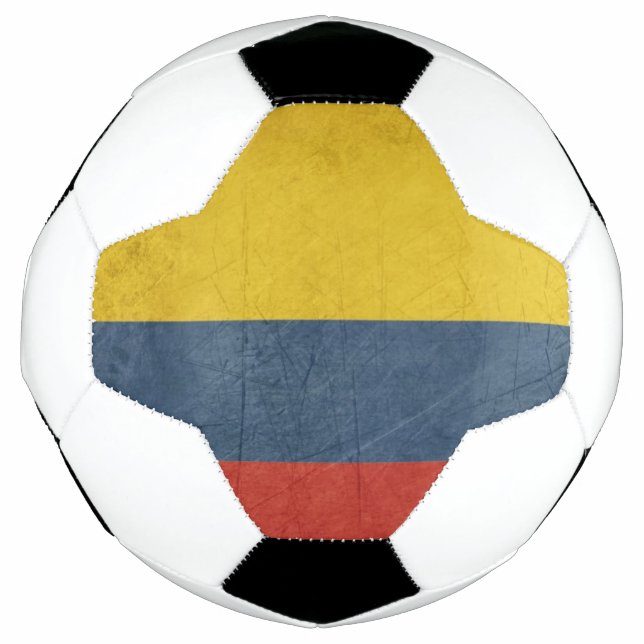 Grunge Staatsflagge des Landes Fußball (Vorderseite)