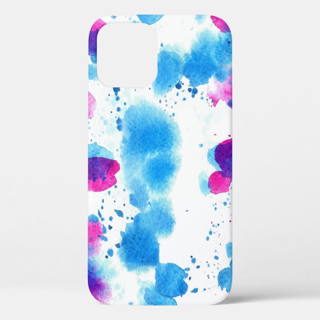 Grunge Stains Aquarell Textur Case-Mate iPhone Hülle (Rückseite)