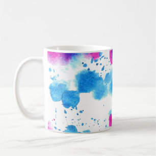 Grunge Stains Aquarell Textur Kaffeetasse
