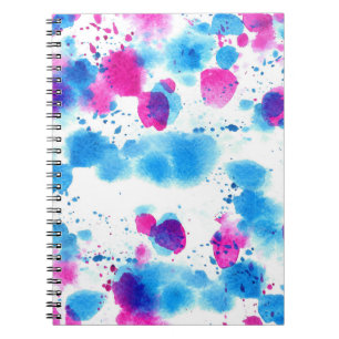 Grunge Stains Aquarell Textur Notizblock