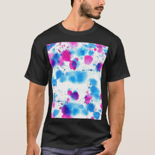 Grunge Stains Aquarell Textur T-Shirt