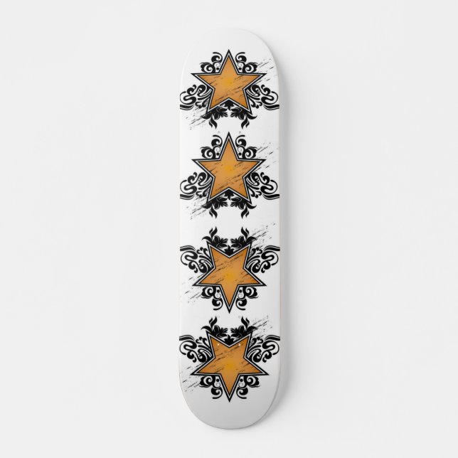 Grunge Stars Skateboard (Vorne)