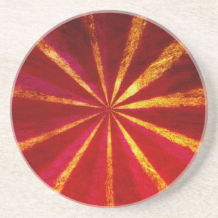 Grunge-Sternexplosion Getränkeuntersetzer