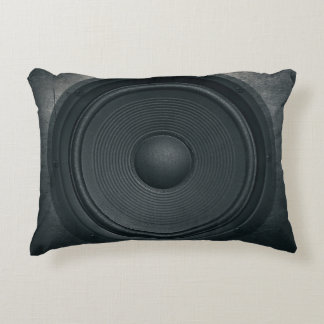 Grunge-Stil, Audio-Lautsprecher-Hintergrund Dekokissen