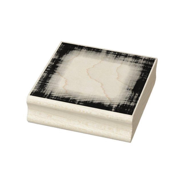 Grunge Stoffe Border Rubber Art Briefmarke Gummistempel (Stempel)