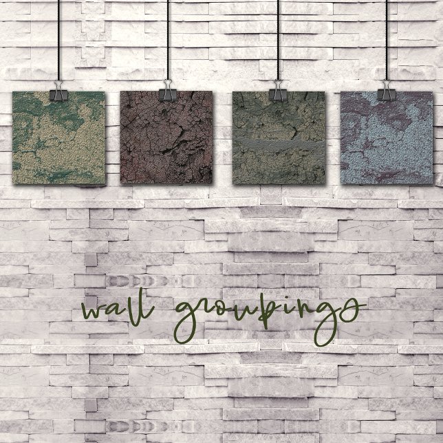 Grunge Style Textured Rock Painting Leinwanddruck (Von Creator hochgeladen)