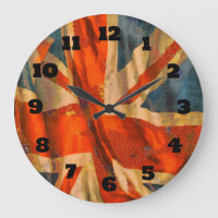 Grunge Style Union Jack British Flag Illustration