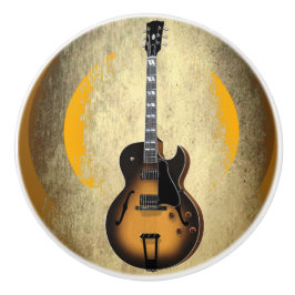 Grunge Sunburst Gitarrenknochen Keramikknauf