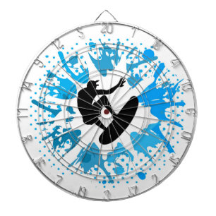 Grunge Surfer Dartscheibe