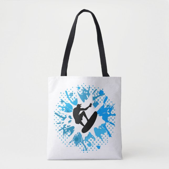 Grunge Surfer Tasche (Vorderseite)