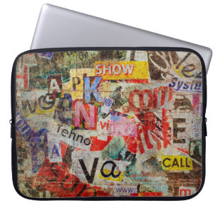Grunge-Textur-Hintergrunddesign mit alten zerrisse Laptopschutzhülle