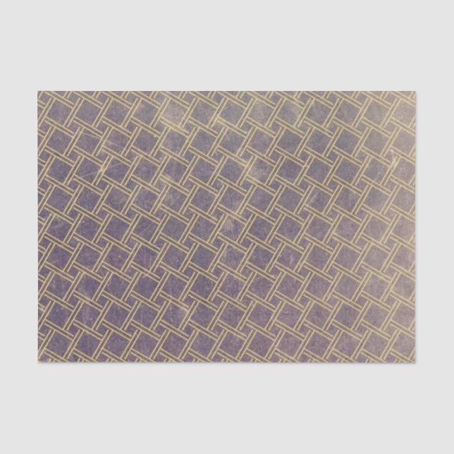 Grunge Textured Muster Abstrakt Geometric Deko Seidenpapier (Vorderseite)