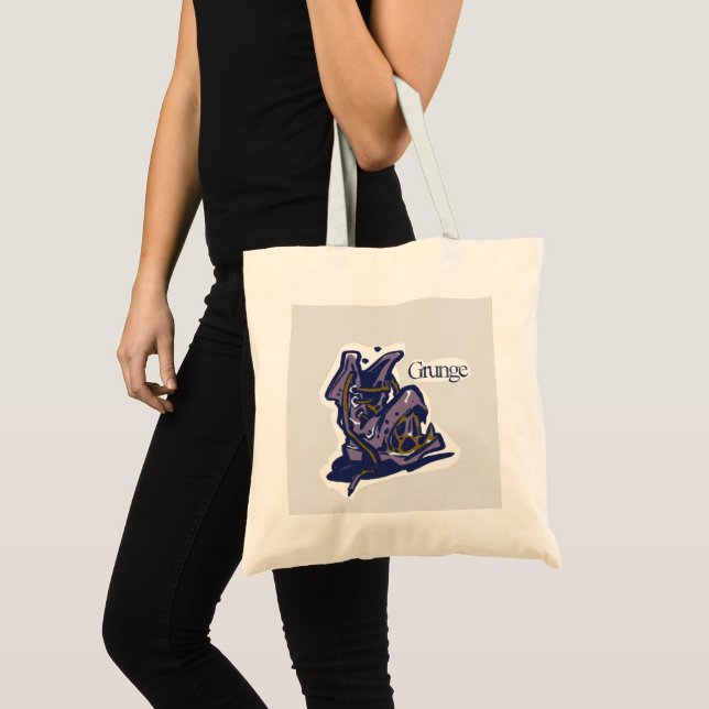Grunge Tote Bag Tragetasche (Vorderseite (Produkt))