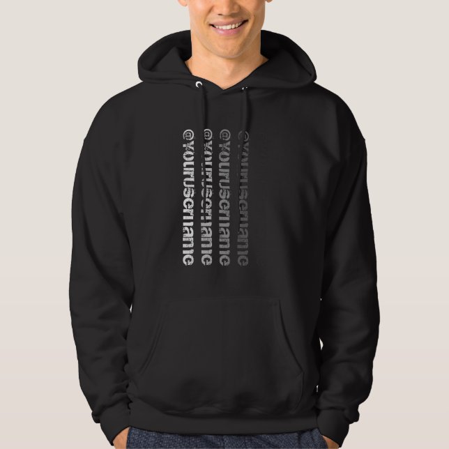 Grunge-Twitter-Shirt Hoodie (Vorderseite)