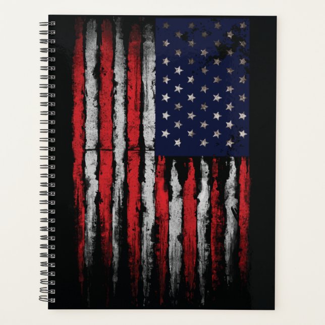 Grunge U.S.A.-Flagge Planer (Vorderseite)