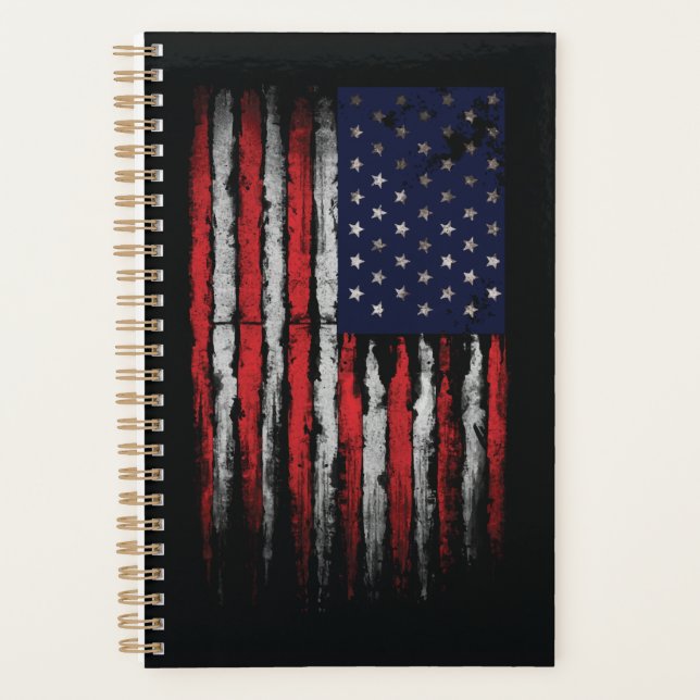 Grunge U.S.A.-Flagge Planer (Vorderseite)