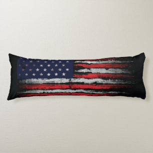 Grunge U.S.A.-Flagge Seitenschläferkissen