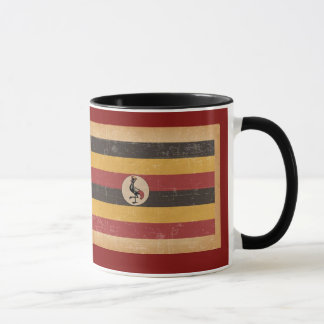 Grunge Uganda Flag Tasse