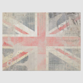 Grunge Union Jack Posh Geschenkpapier Seidenpapier