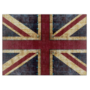 Grunge Union Jack Schneidebrett