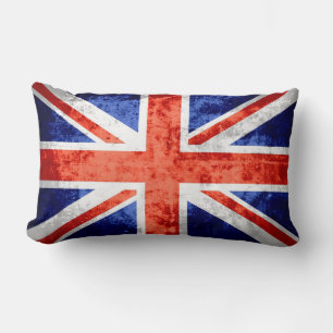 Grunge United Kingdom Flag 6 Lendenkissen