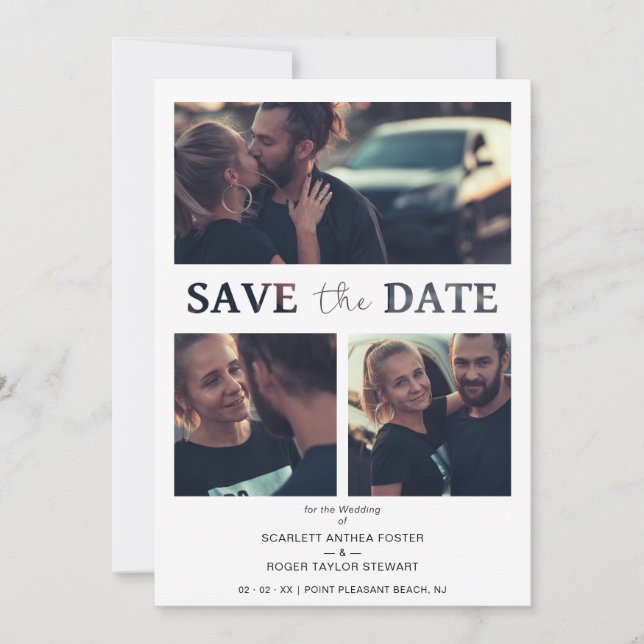 Grunge Urban Modernes Minimalistisch Romantik 3 Fo (Vorderseite)