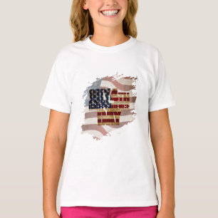 Grunge USA 4. Juli Unabhängigkeitserklärung Grafik T-Shirt