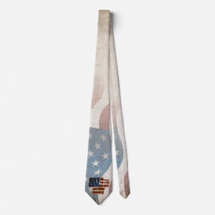 Grunge USA 4. Juli Unabhängigkeitsgrafik Krawatte