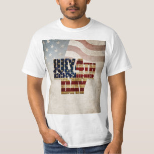 Grunge USA 4. Juli Unabhängigkeitsgrafik T-Shirt