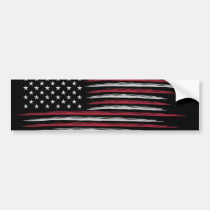 Grunge USA flag Autoaufkleber