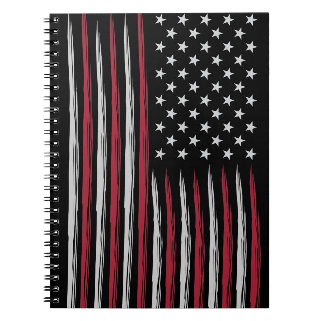 Grunge USA flag Notizblock (Vorderseite)