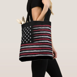 Grunge USA flag Tasche