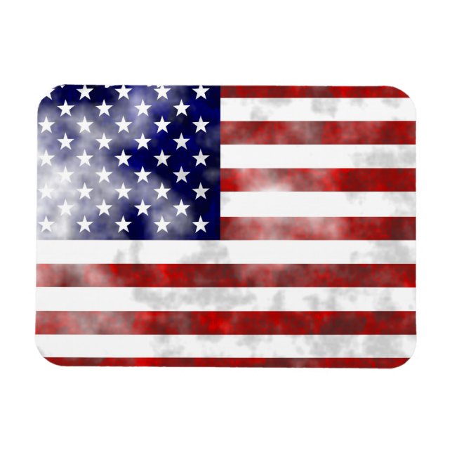 Grunge USA Magnet (Horizontal)