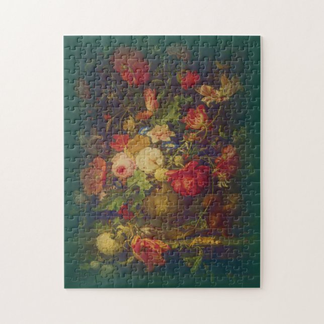 Grunge Vase von Blume (Vertikal)