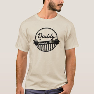 Grunge-Vater seit 2014 Banner Kreis T-Shirt