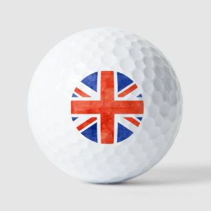 Grunge Vereinigtes Königreich Flagge Golfball