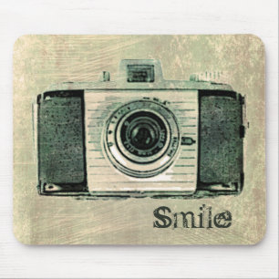 Grunge Vintage Kamera-Mauspad Mousepad